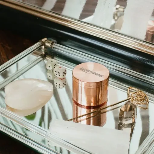 Tri Level Rose Gold Grinder